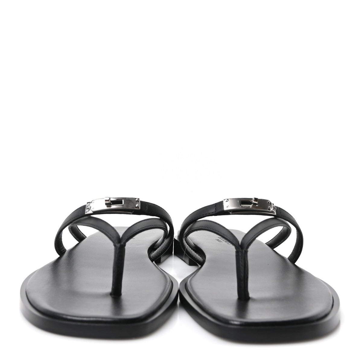 Calfskin Miss Sandals 37 Black