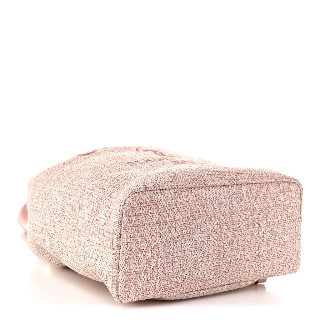 Canvas Large Deauville Backpack Pink