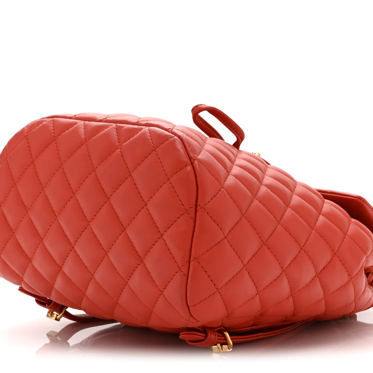 Lambskin Quilted Small Urban Spirit Backpack Red