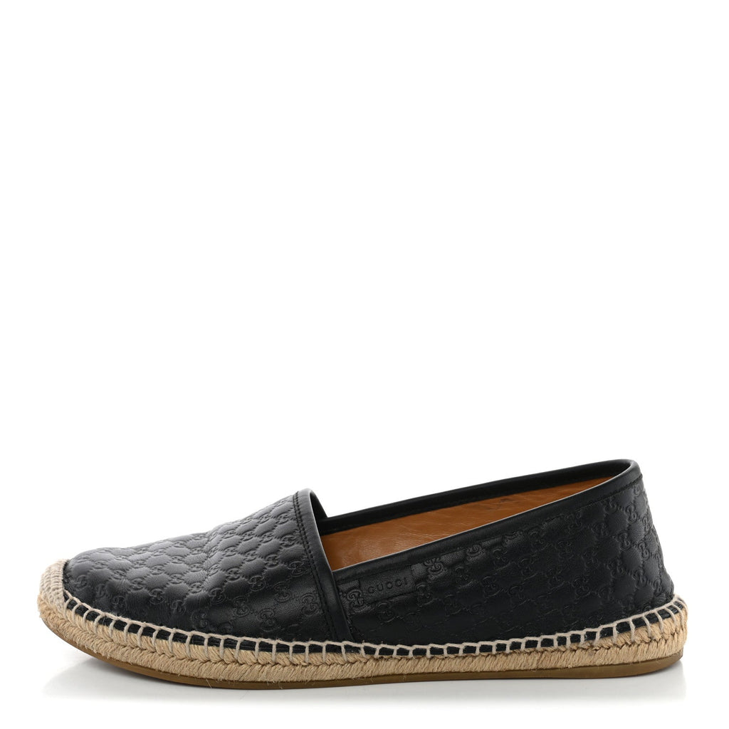 Microguccissima Signature Espadrilles 38.5 Black