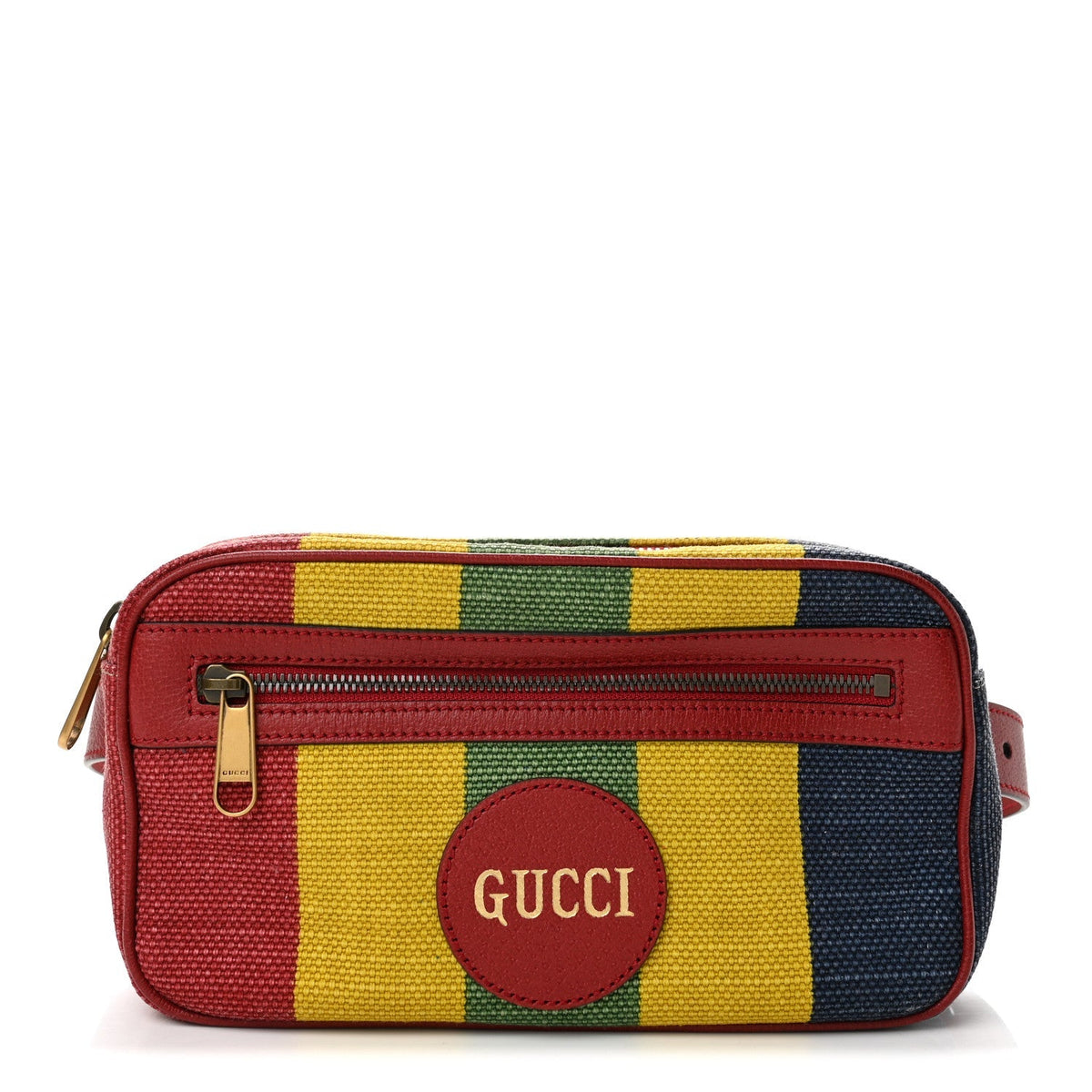 Canvas Marley Stripe Script Logo Gucci 100 Belt Bag 80 32 Multicolor