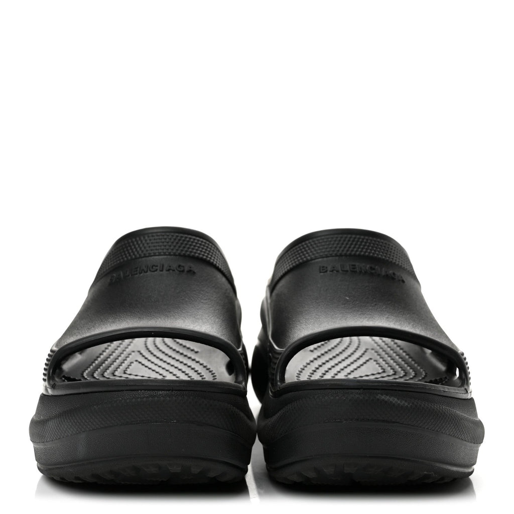 X CROCS Rubber Womens Pool Slides 36 Black