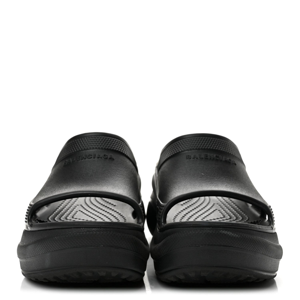X CROCS Rubber Womens Pool Slides 36 Black