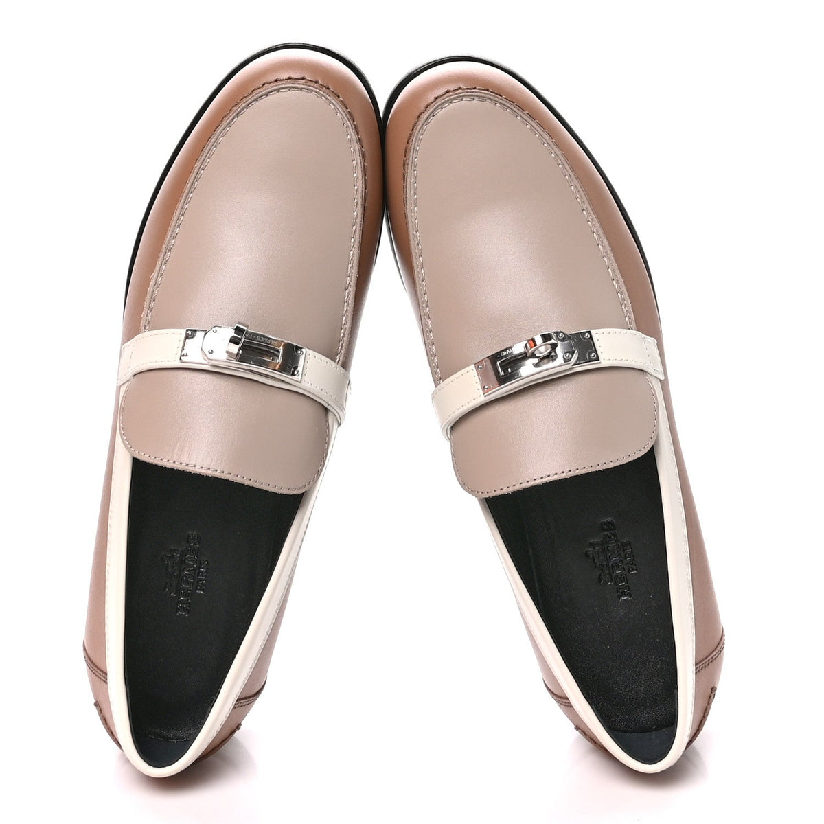 Calfskin Womens Destin Loafers 38.5 Rose Perle