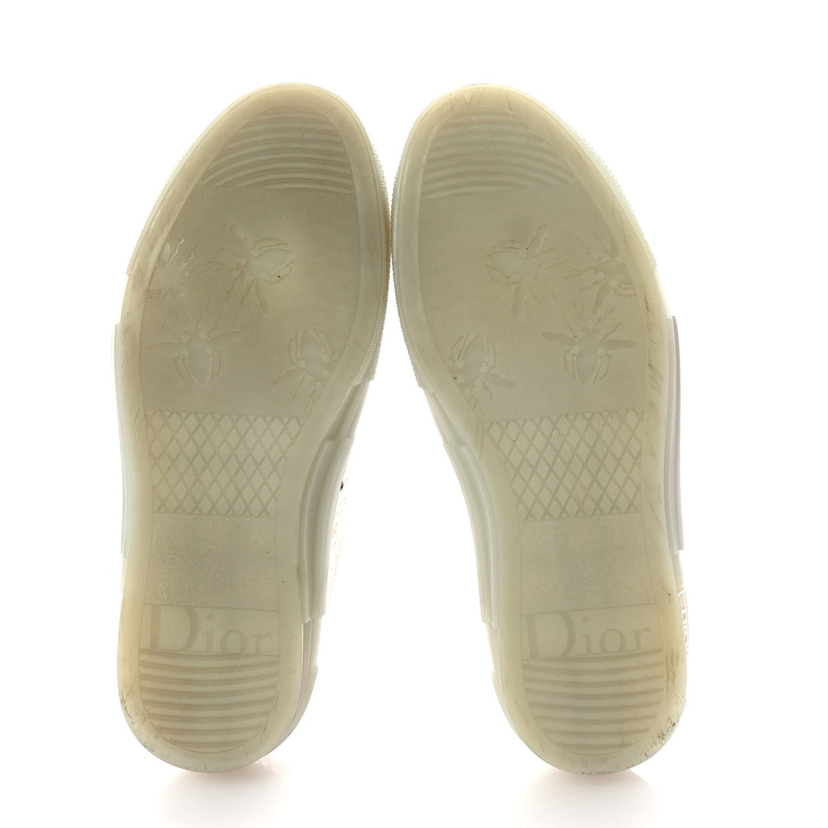 PVC Oblique Embossed Mens B23 Low Top Sneakers 37 White