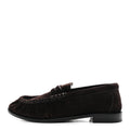 Suede Le Loafer 15 Penny Slippers 37.5 Dark Chocolate