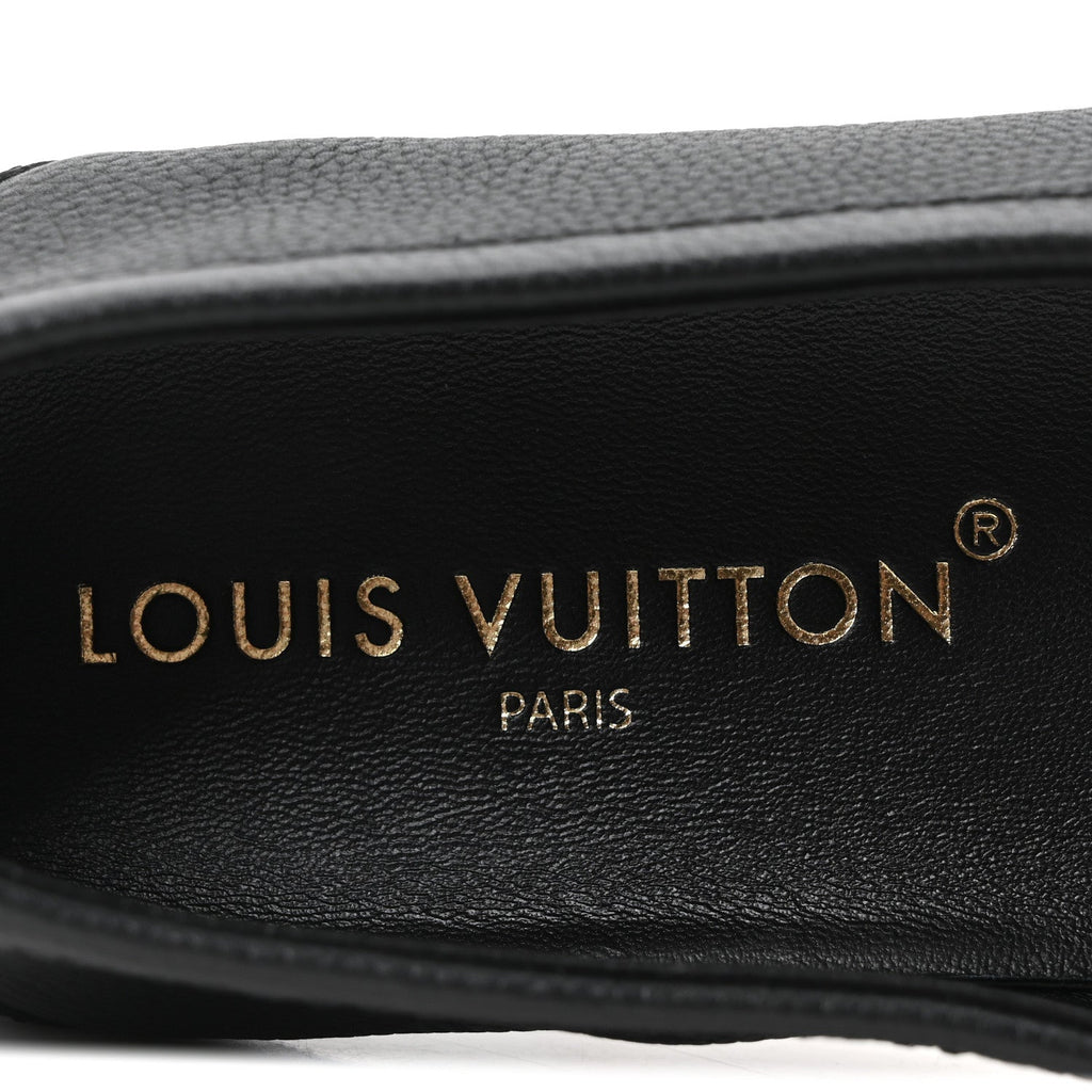 Grained Calfskin Flore Card Shoe 40 Black
