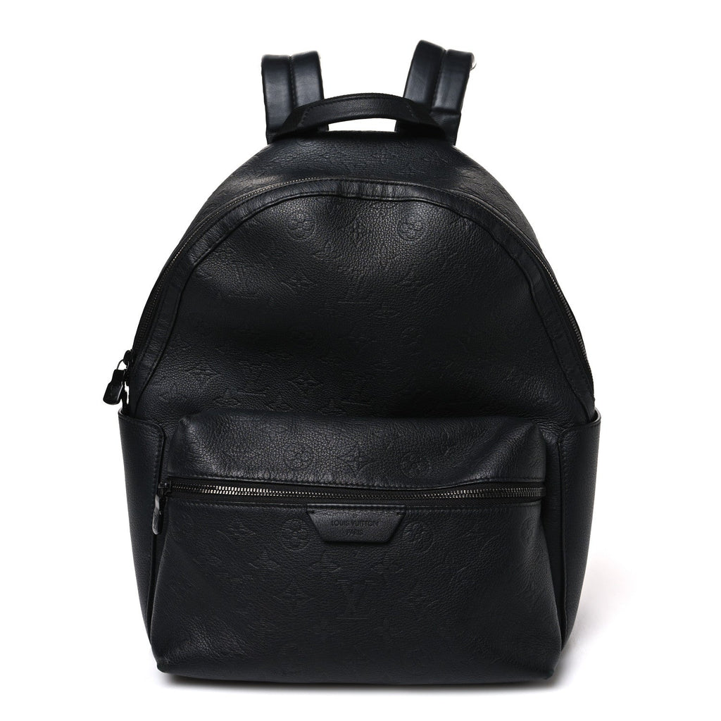 Calfskin Monogram Shadow Discovery Backpack Black
