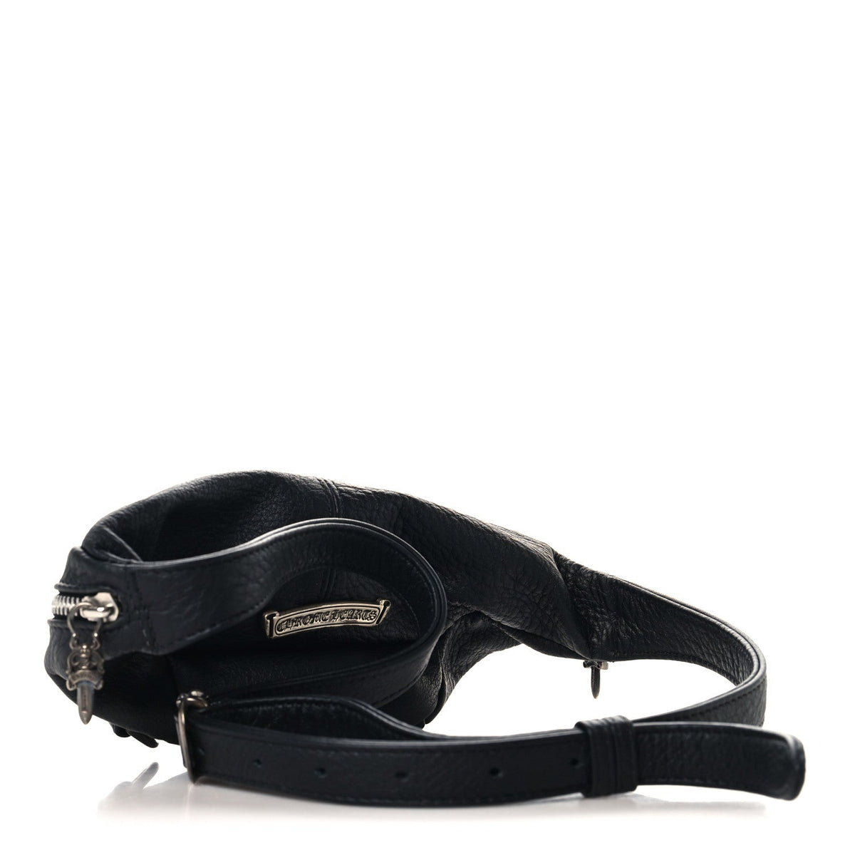 Grained Calfskin Snat Pack Gunslinger Waist Bag Black