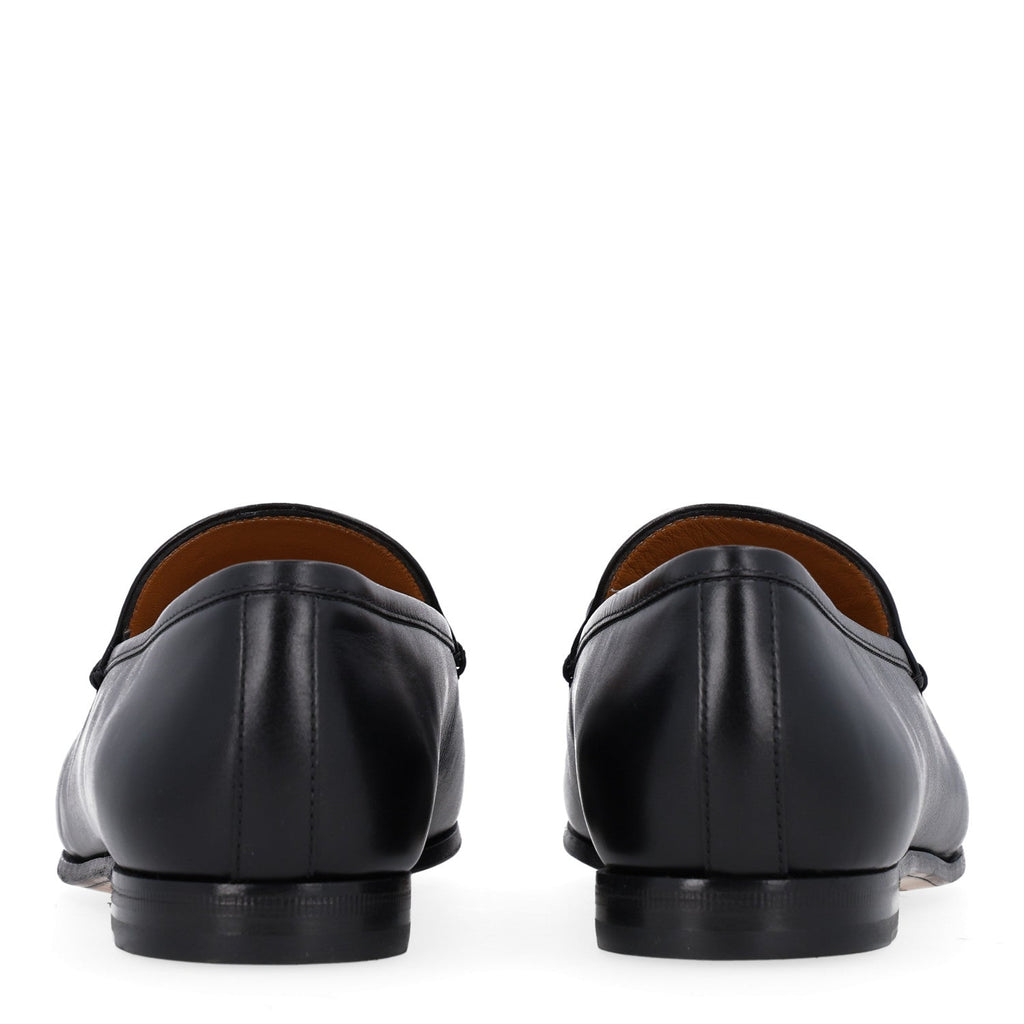Calfskin Womens Jordaan Loafers 39.5 Black