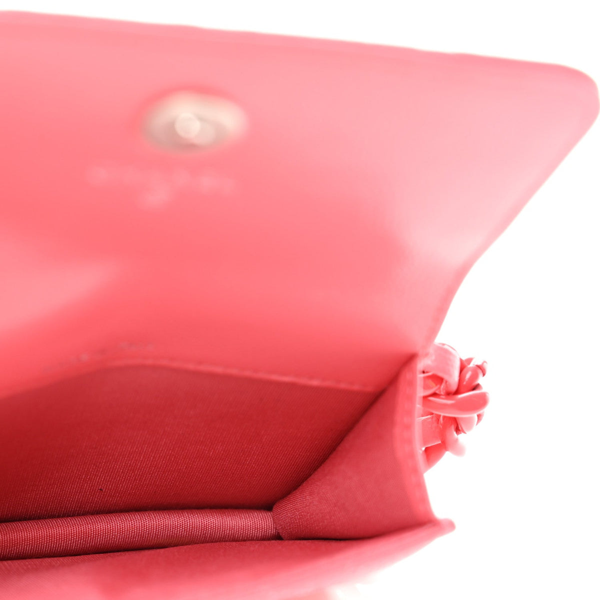 Caviar Quilted My Everything Belt Flap Card Holder Pink