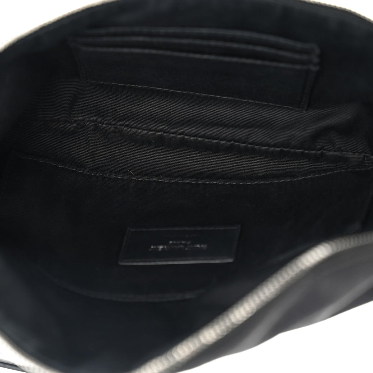 Canvas Monogram Belt Bag Black