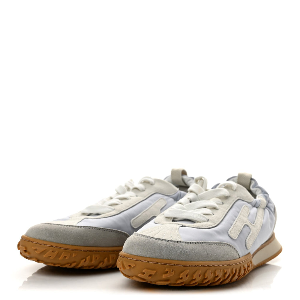 Suede Goatskin Jet Sneakers 40 Gris Arctique White