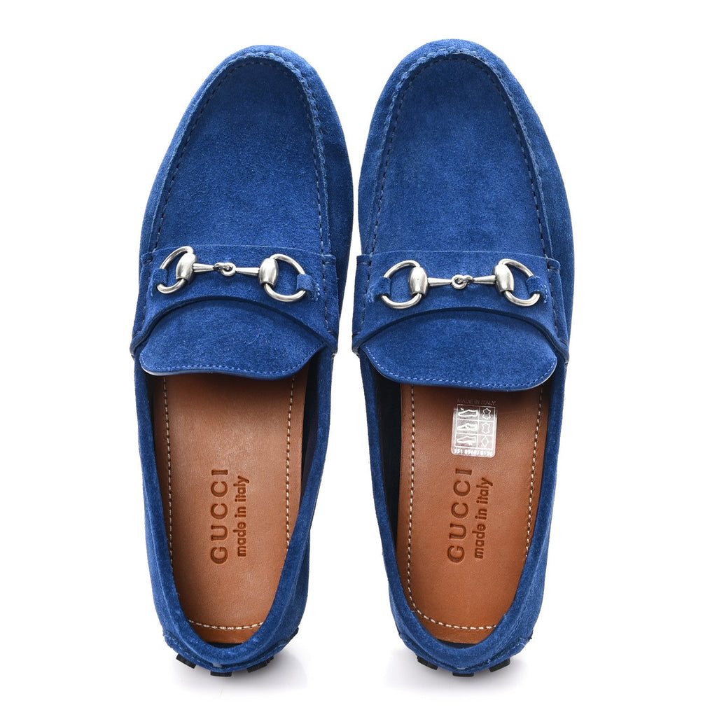 Suede Mens Horsebit Driver Loafers 7.5 Royale