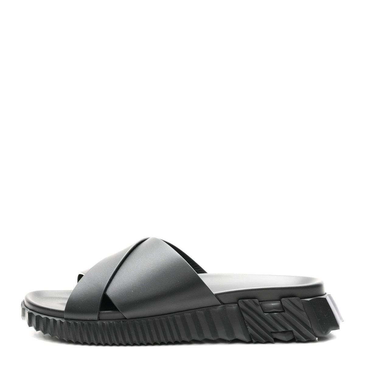 Nappa Mens Infra Sandals 42 Black