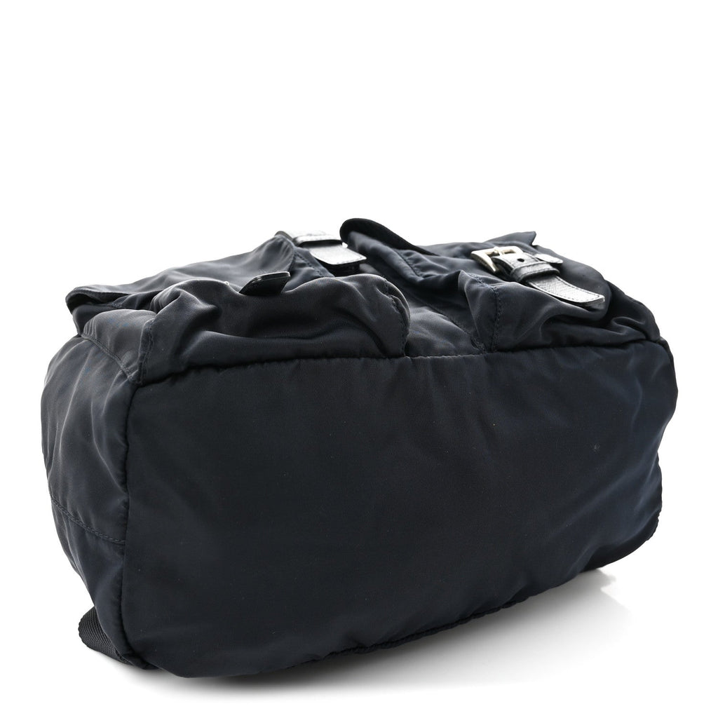 Nylon Vela Saffiano Medium Backpack  Royal