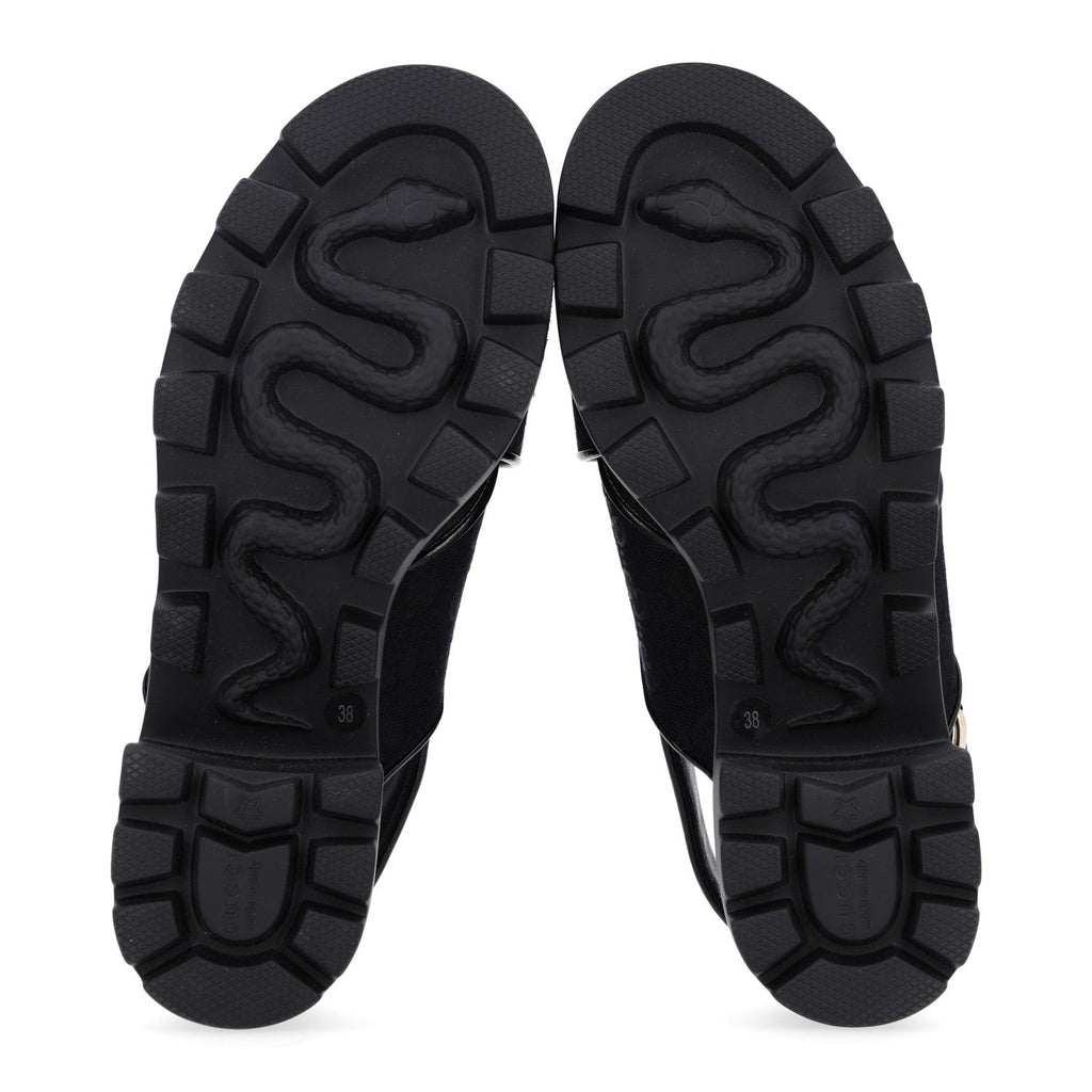 Monogram Granada Kid Trip 40/72mm Lug Sole Sandals 38 Black