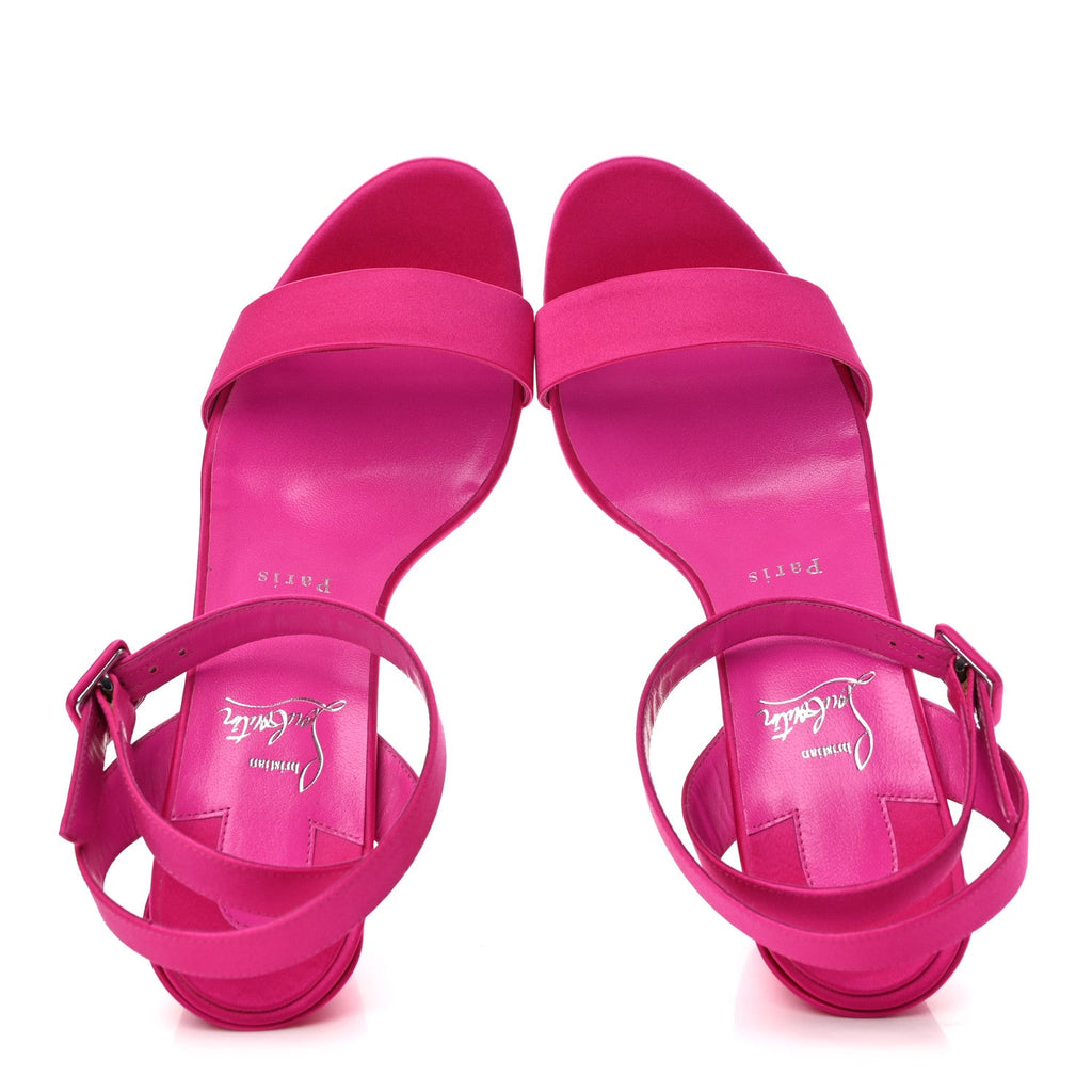 Satin Miss Sabina 85 Sandals 39 Holly Pink