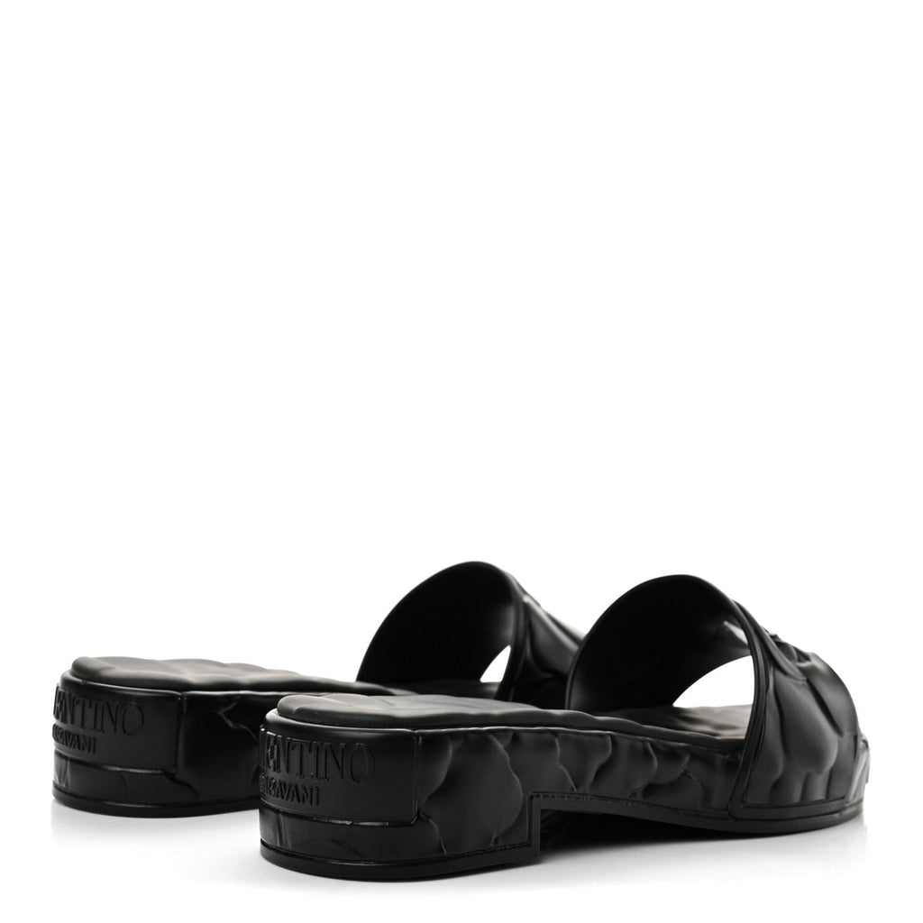 Rubber Atelier 03 Rose Edition 25/40mm Platform Slide Sandals 38 Black