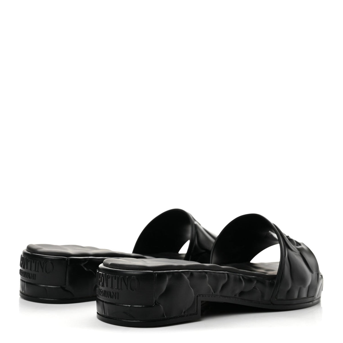 Rubber Atelier 03 Rose Edition 25/40mm Platform Slide Sandals 38 Black