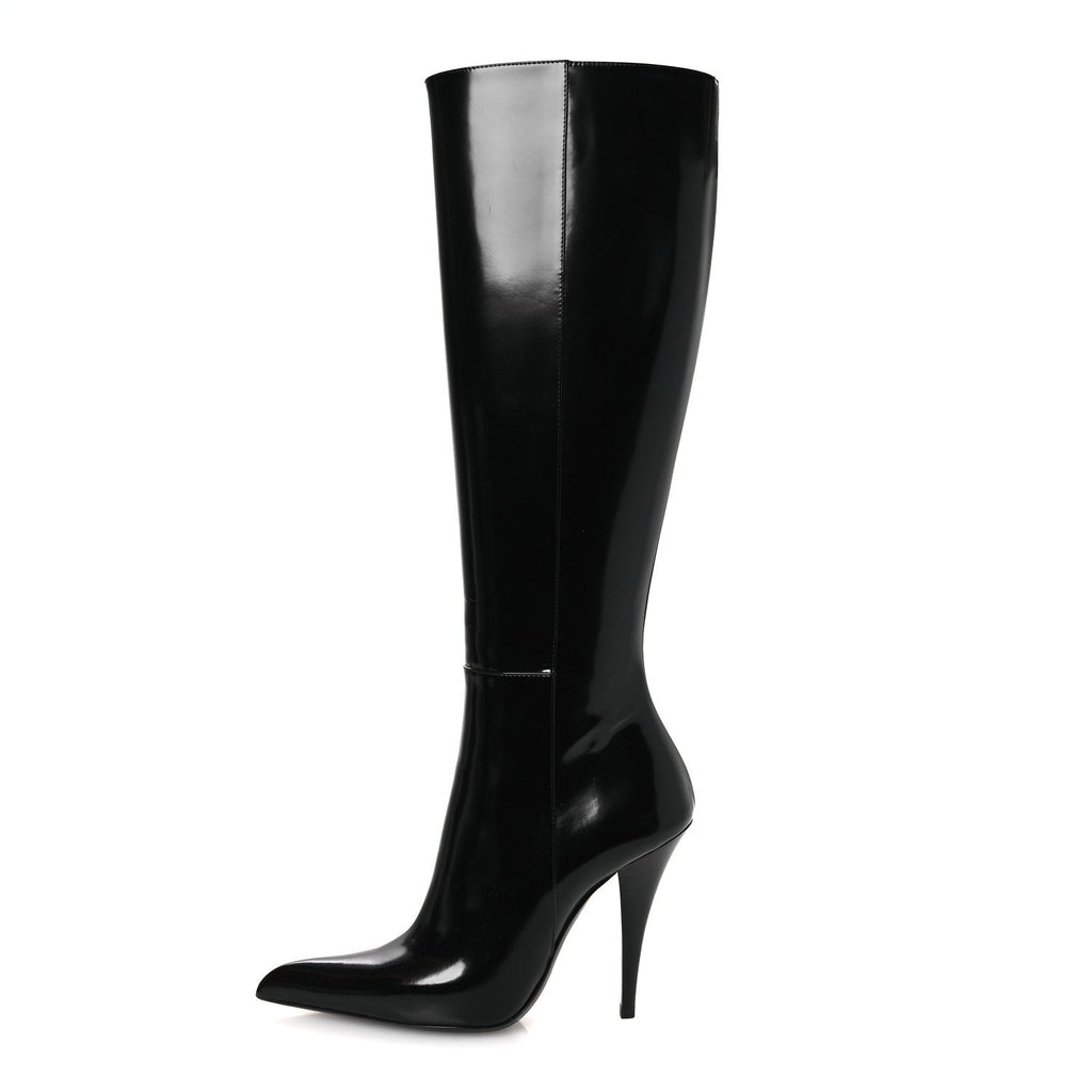 Vitello Marilyn Raven 110 Buba Knee High Boots 37 Black