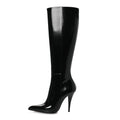 Vitello Marilyn Raven 110 Buba Knee High Boots 37 Black