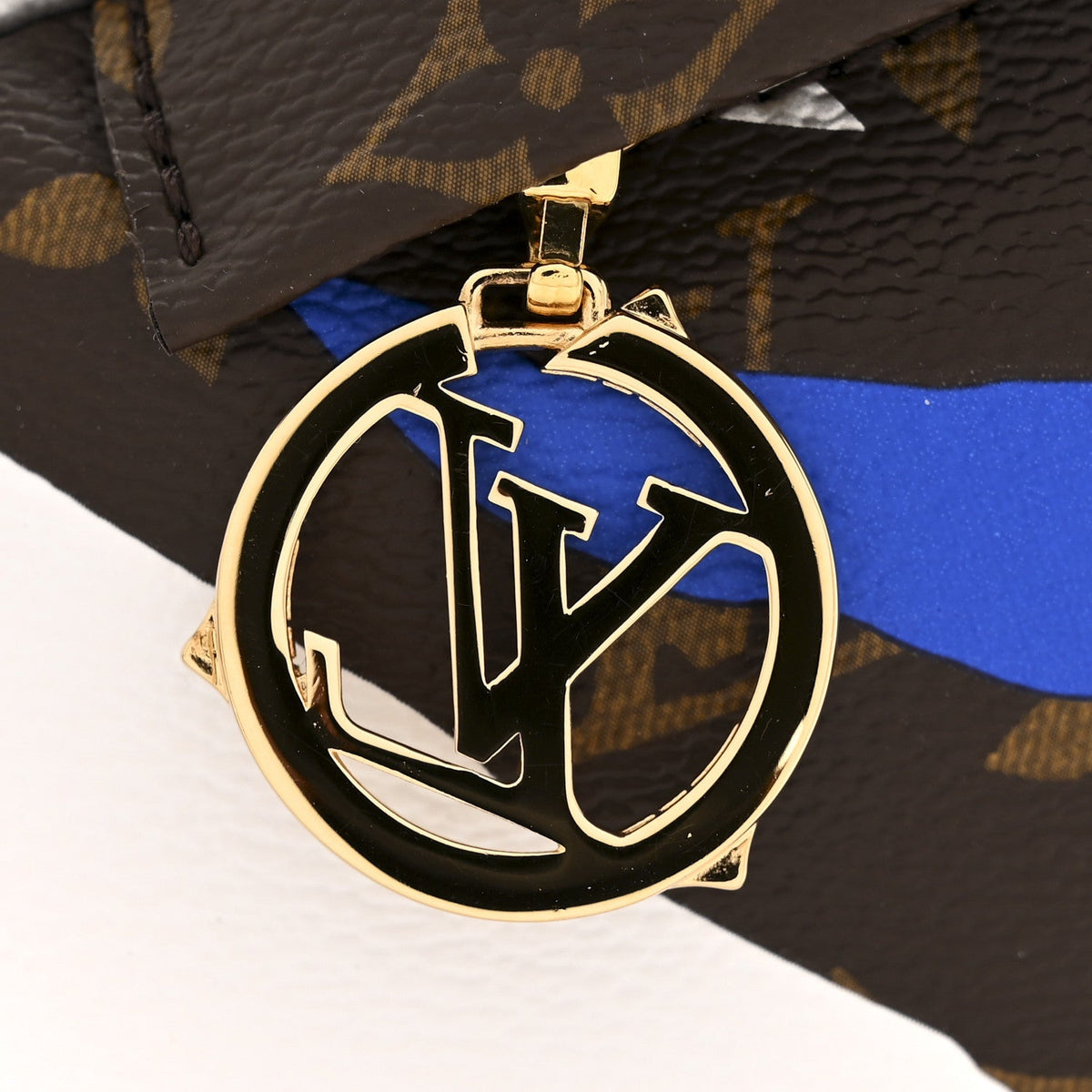 x LOL Monogram Bumbag Blue Silver