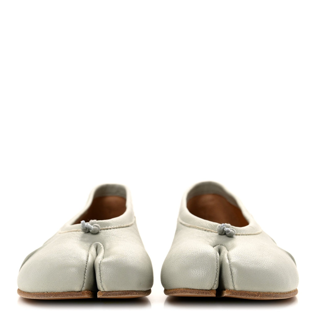 Nappa Tabi Ballet Flats 36 Alabaster
