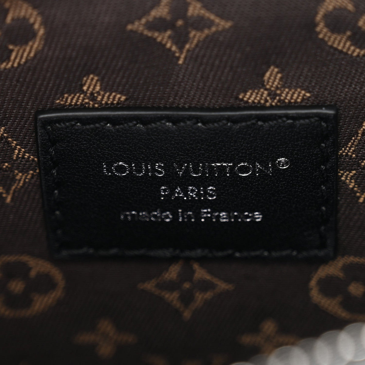 Pixel Lambskin LV Biker PM Black