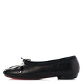 Lambskin Quilted Cambon Ballerina Flats 36.5 Black
