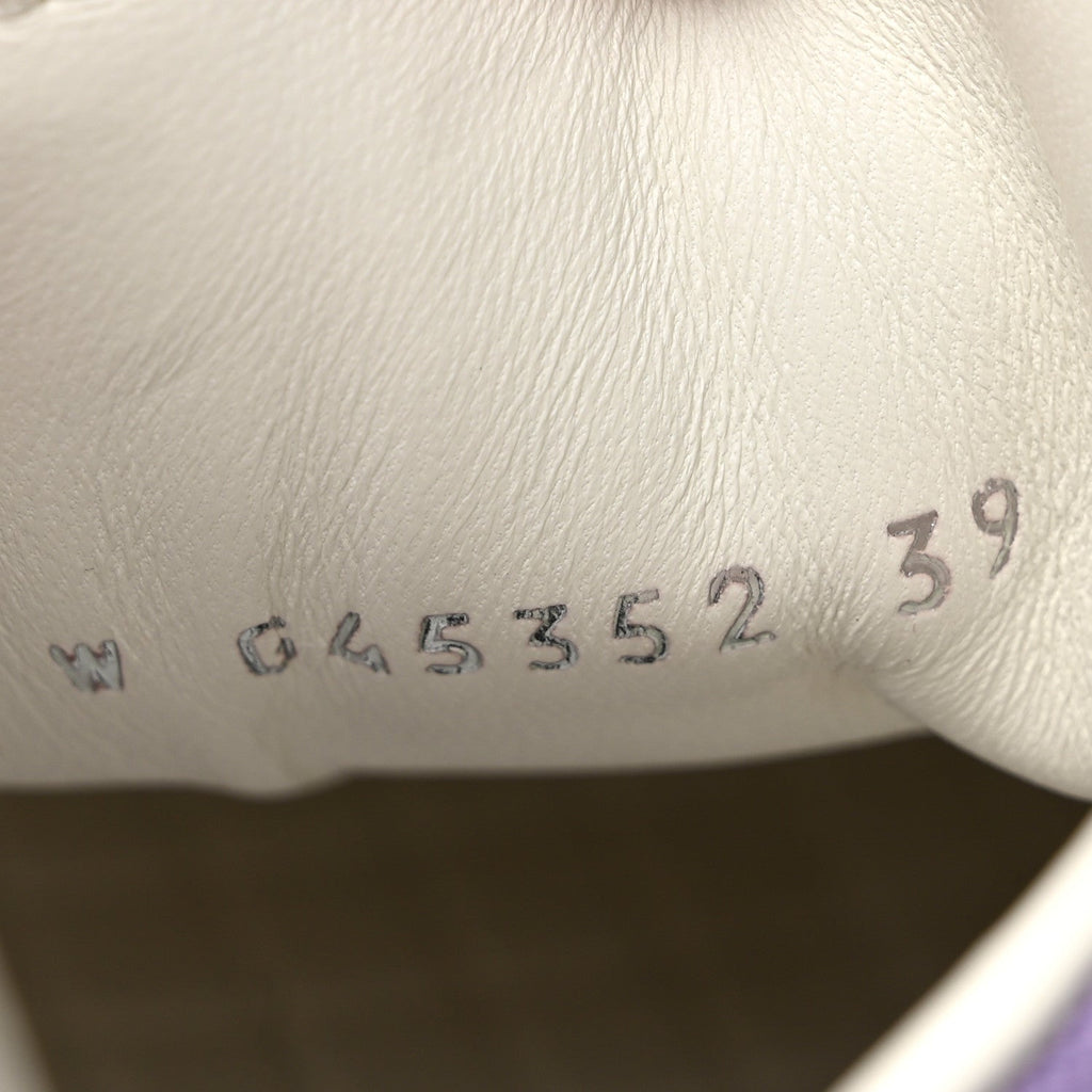 Cotton Sneakers 39 Purple White