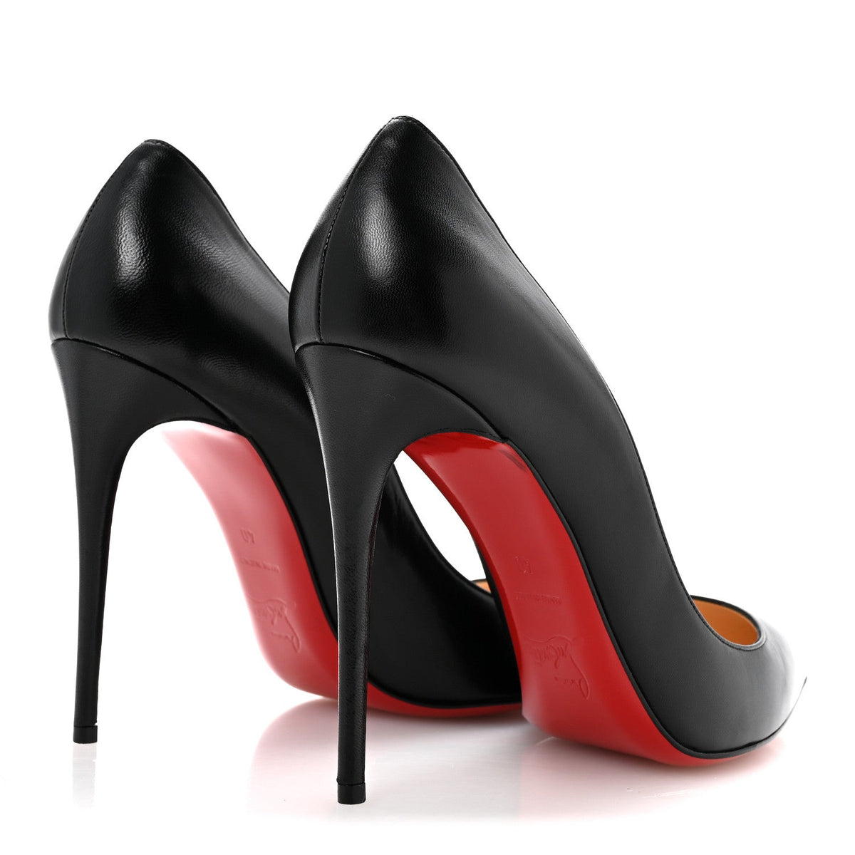 Shiny Nappa Pigalle Follies 100 Pumps 40 Black