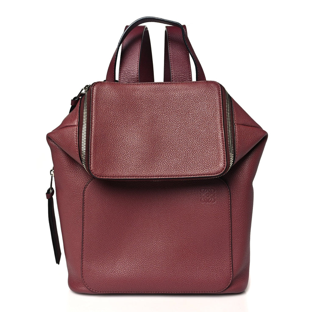 Calfskin Goya Backpack Burgundy