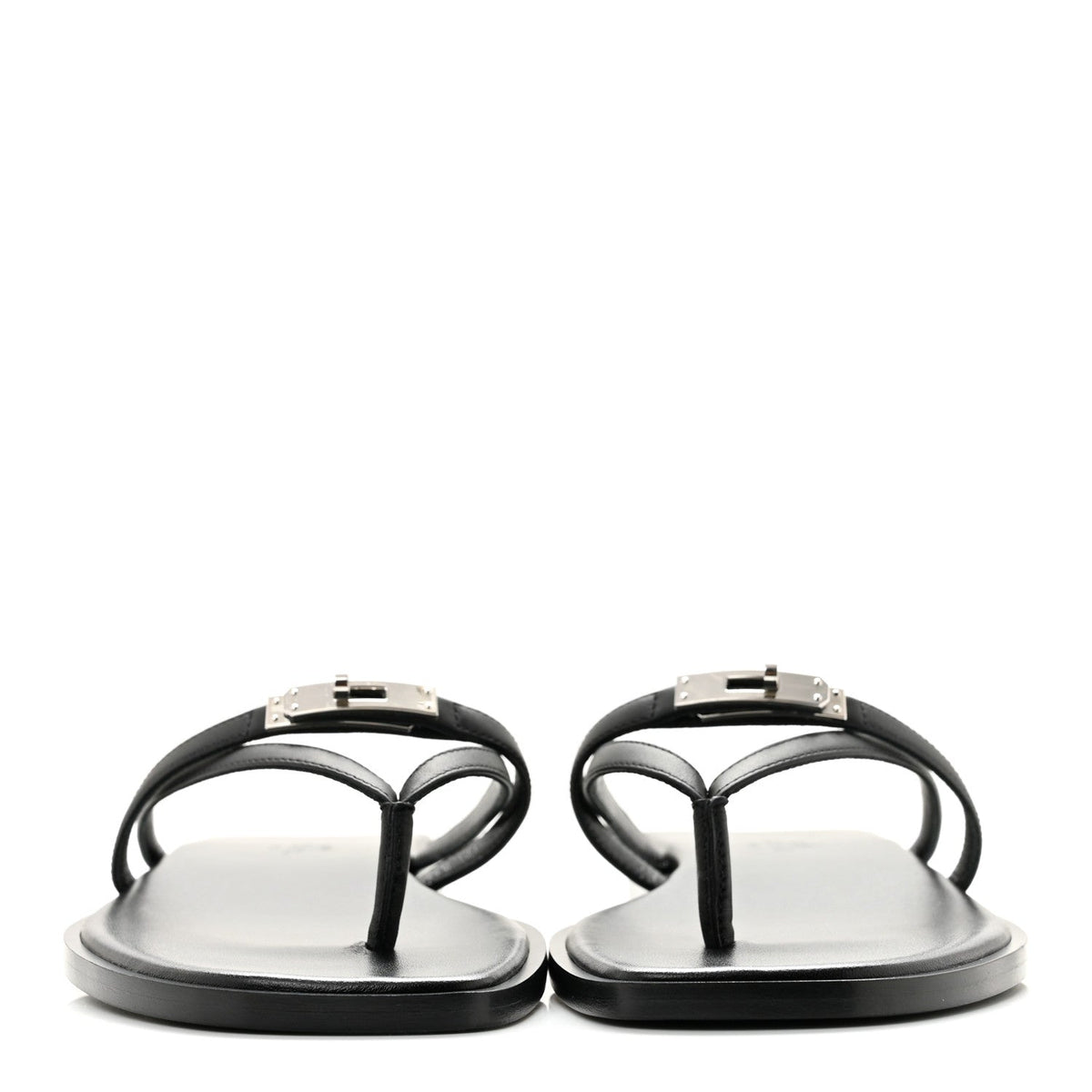 Calfskin Miss Sandals 37 Black