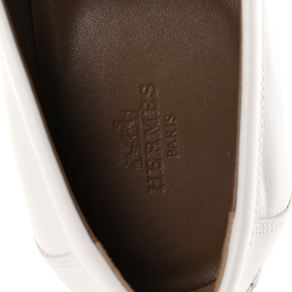 Calfskin Womens Destin Loafers 38 White