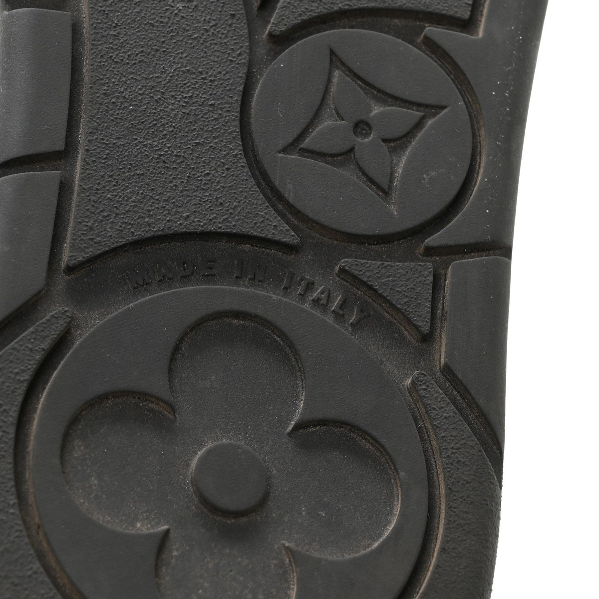 Nylon Embossed Monogram Aspen Platform Clog Mules 39.5 Black