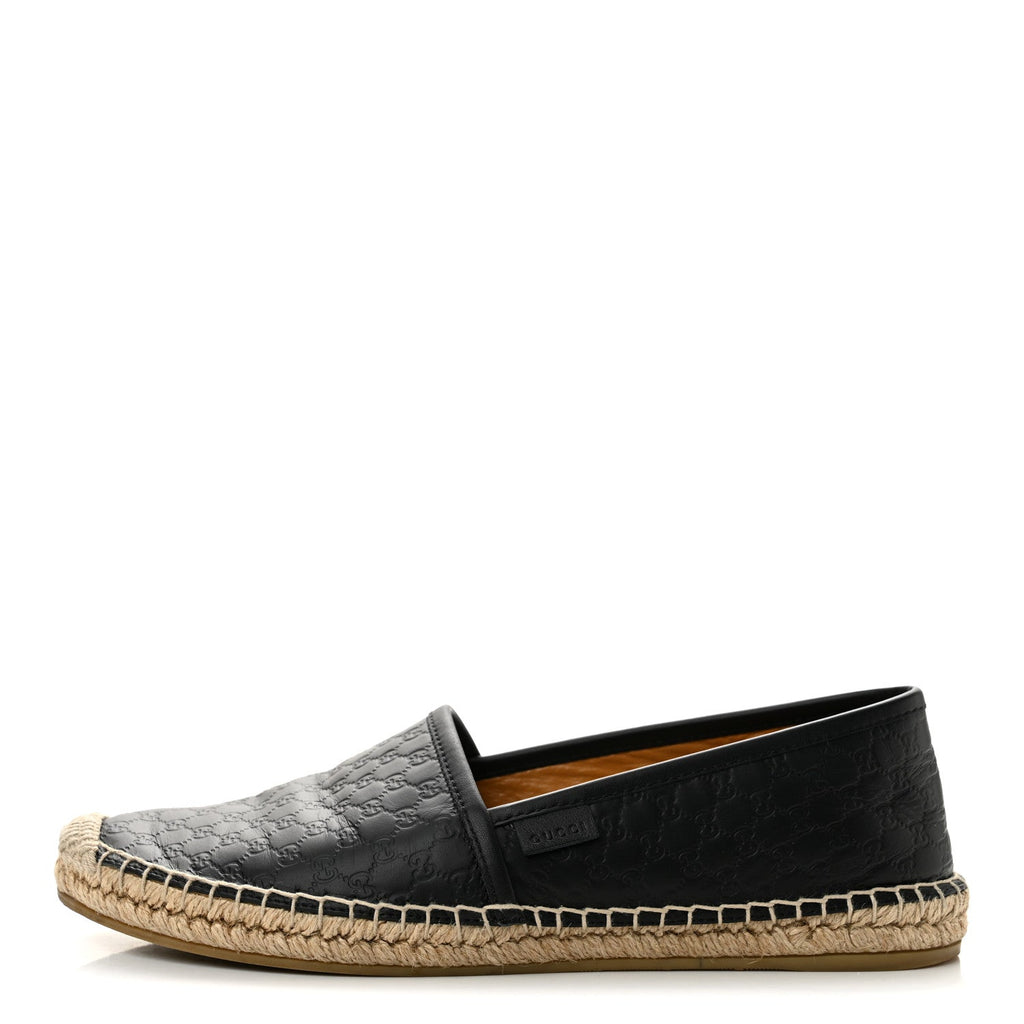 Microguccissima Signature Espadrilles 37.5 Black