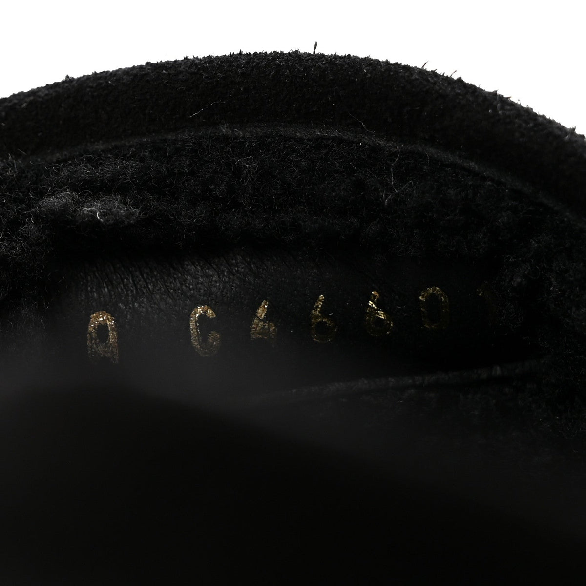 Suede Calfskin CC Slingback Loafers 39 Black