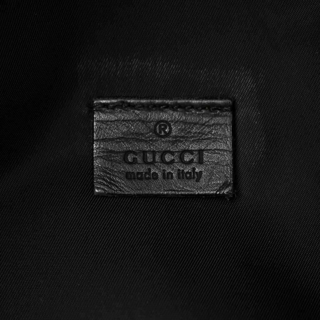 Guccissima Web Belt Bag Black