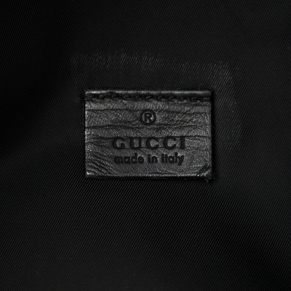 Guccissima Web Belt Bag Black