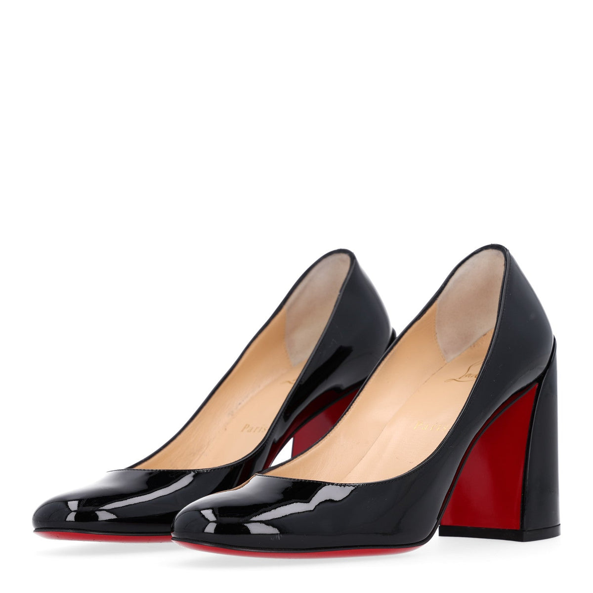 Patent Calfskin Miss Sab 85 Pumps 38 Black