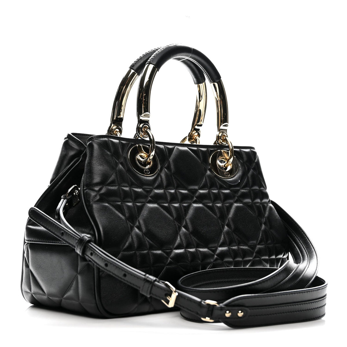 Lambskin Cannage The Lady 95.22 Black