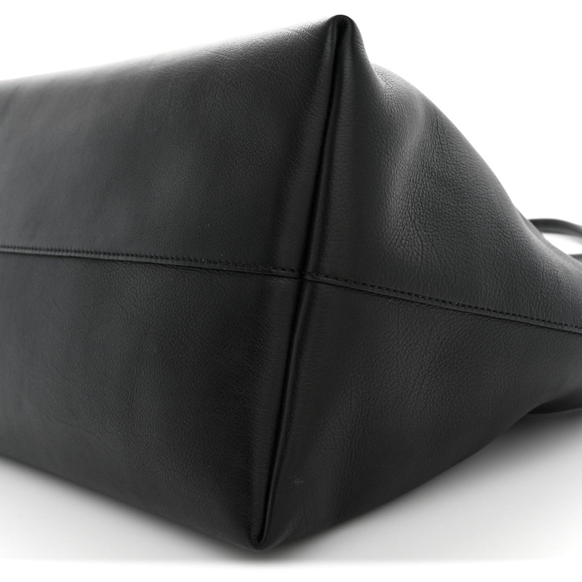 Grained Calfskin Terrasse Bag Black