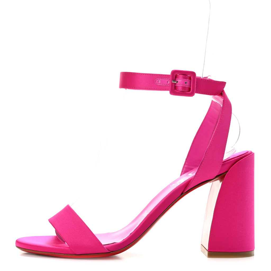 Satin Miss Sabina 85 Sandals 39 Holly Pink