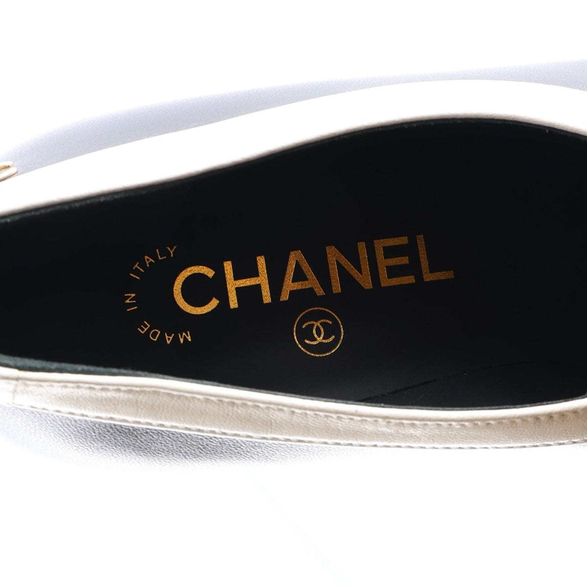 Lambskin Pumps 38.5 Black Ivory