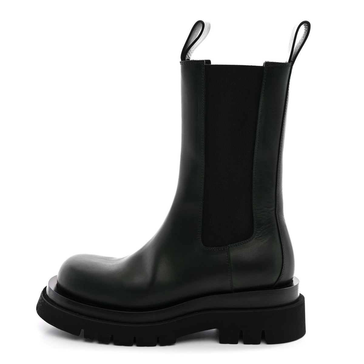 Calfskin The Lug Chelsea 55mm Boots 36 Bottle Green