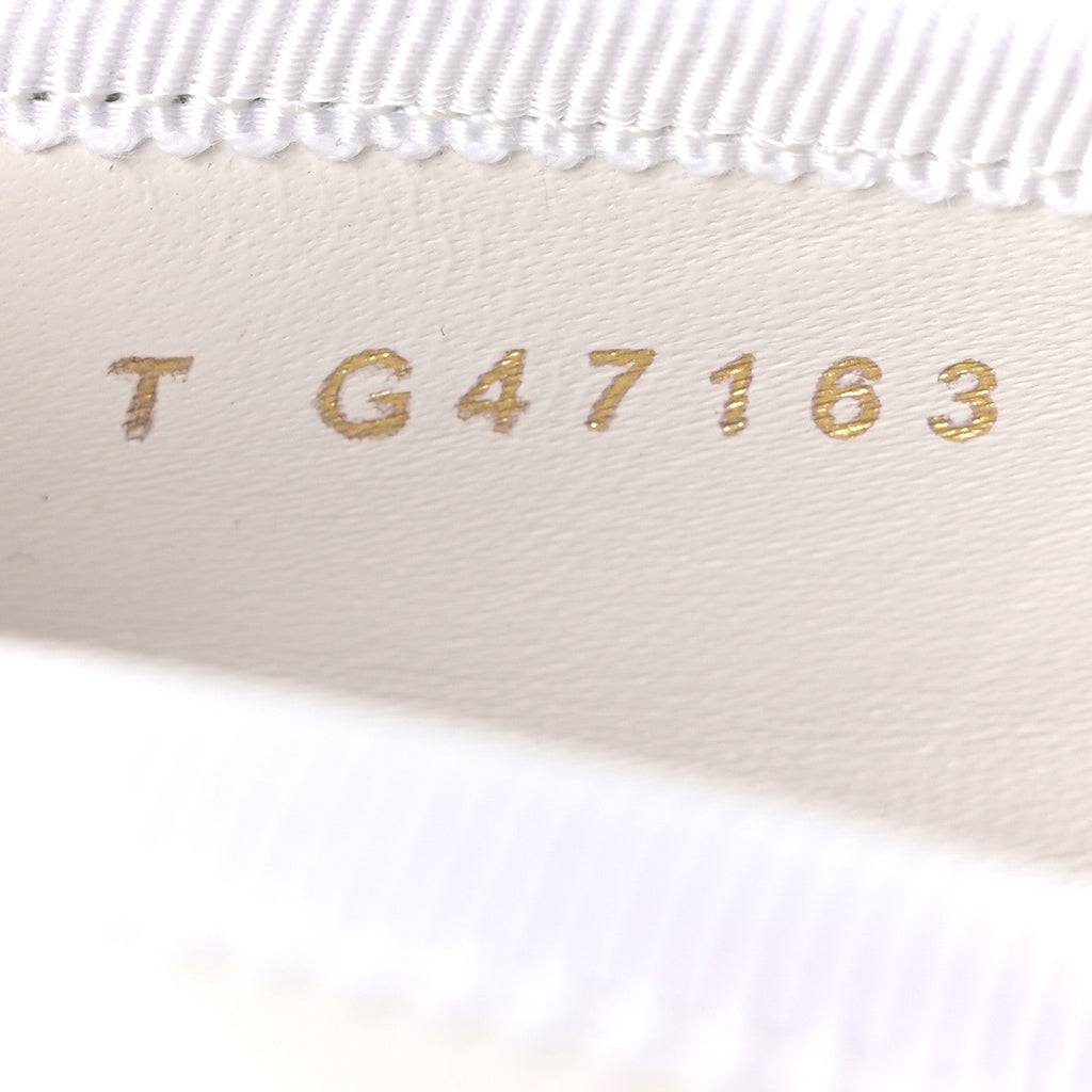 Lambskin Quilted CC Cambon Ballet Flats 35 White Black