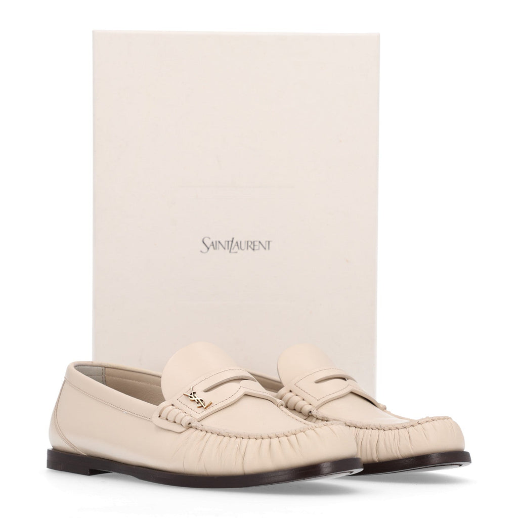 Belfagor Vitello Le Loafer 15 Moccasin 38 Gold Officier Pearl