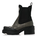 Calfskin Beaubourg Ankle Boots 39 Black Green
