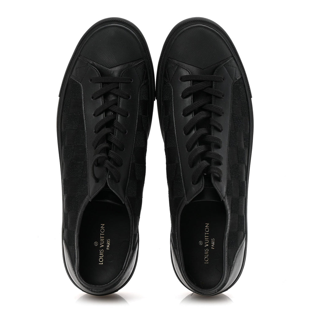 Canvas Calfskin Damier Mens Tattoo Sneakers 9
